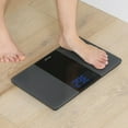 thumbnail image 5 of Escali EW180 Extra Wide Platform Bathroom Body Scale, LCD Digital Display, 400lb Capacity, Black, 5 of 7