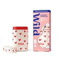 thumbnail image 2 of Wild Refillable Deodorant Starter Pack – Aluminum Free. Love Heart Case + Fresh Cotton & Sea Salt Refill, for Women and Men, 1.4oz, 2 of 6