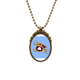 thumbnail image 1 of Shannon monje Collar Retro Elíptico Colgante Achinado Unbranded M, 1 of 3