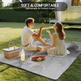 thumbnail image 4 of Grey Ombre Marble Outdoor Rug 5x8 Ft - Reversible Patio Rug Outdoor Camping Rugs, Gray Marble Crack Abstract Modern Washable Indoor Outdoor Area Rugs, Non-Slip Outdoor Carpet Runner for Deck/Porch, 4 of 8