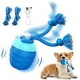 thumbnail image 1 of Interactive Dog Toys, [2025 Newly Upgraded] Interactive Dog Ball for Medium/Large Dogs, Automatic Moving Dogs Toy Wicked Ball for Boredom & Training, Music, USB Rechargeable(Blue), 1 of 7