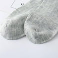 thumbnail image 3 of Tittly Cotton Socks Socks for Women Unisex Solid Color Fashion Skateboard Sock Comfortable Socks Slouch Socks Cute Socks Grey One Size, 3 of 3