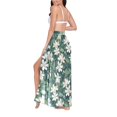 thumbnail image 3 of Women Sarong Wraps Beautiful Lily Swimsuit Beach Pareo Bikini Coverups Skirt M, 3 of 7