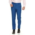 thumbnail image 6 of Adam Baker by Gianco Ferro Men's 63824 Slim Fit 3-Piece Suit - Blue - 38L, 6 of 7