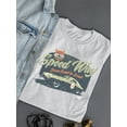 thumbnail image 3 of Speedway Classic - Retro Racing Car Graphic Women's T-shirt, 3 of 4