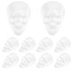 thumbnail image 1 of FELTECHELECTR 25 piezas de espumas DIY para colgar cabezas de calavera, decoración de Halloween, accesorios decorativos, calaveras de espuma en blanco, 1 of 6