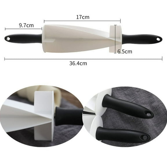 Croissant Cutter Roller Bakery Tools Pastry Baking Homemade Bread Multifunction