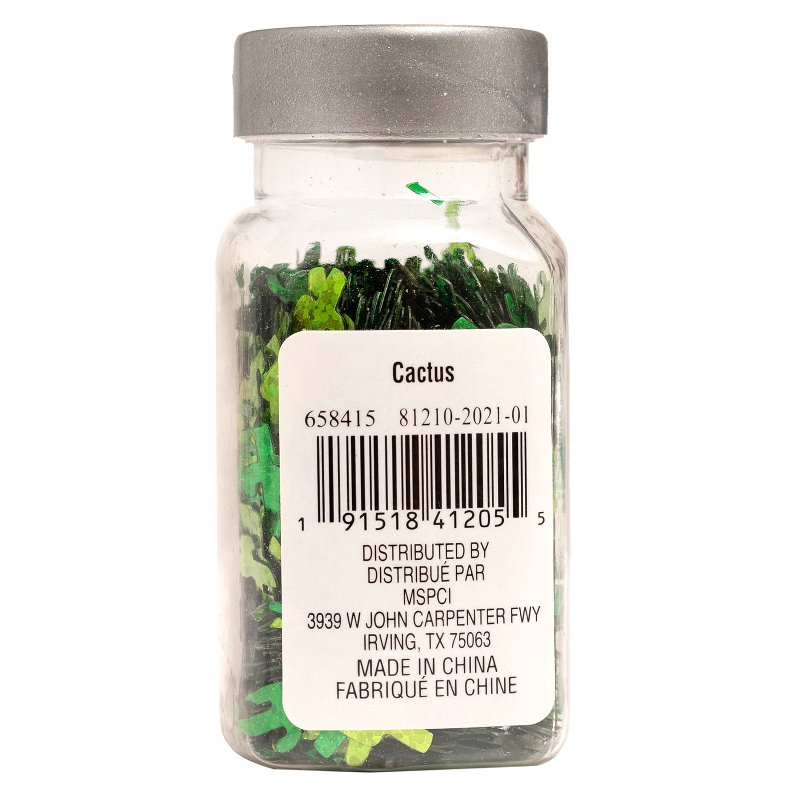 Recollections Cactus Specialty Polyester Glitter, 0.56oz., 12 Pack