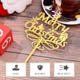 thumbnail image 4 of Amosfun 6Pcs Merry Christmas Cake Toppers Acrylic Xmas Cake Decorations Cupcake Toppers for Xmas Holiday Party, 4 of 4