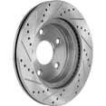 thumbnail image 5 of New Performance Brake Disc Compatible With Ram 1500 Classic SLT 8 Cyl 5.7L 1500 Classic ST 6 Cyl 3.0L Laramie Limited 6 3.0L 2011-2022 By 2414 19966 53005 145381 491190, 5 of 8