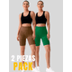 thumbnail image 5 of Set De 2 Short Biker Mujer Shores Deportivos Unitalla Dama Chort Gym, 5 of 5