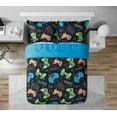 thumbnail image 2 of Video Gamer Set Black 3-Piece Ultra Soft Microfiber Comforter Set - Full, 2 of 7