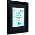 thumbnail image 2 of Trademark Fine Art "I Am Here" Canvas Art by Lisa Powell Braun, Black Matte, Black Frame, 2 of 4