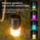 thumbnail image 3 of Outdoor Subwoofer Bluetooth Speaker IPX5 Waterproof TWS Camping Speaker Desktop Sound Box with RGB Colorful Light, 3 of 5