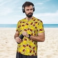thumbnail image 4 of Wukai Duck with Star Sunglasses Print Men's Short-Sleeved Mesh T-Shirt,Quick-Dry Short Sleeve Workout T-Shirt-5X-Large, 4 of 8