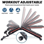 Weight Bench, Foldable Workout Bench with 9 Adjustable Position, Bench Press with 795LBS Capacity, for home gym, Strength Training Bench