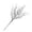 A003- Silver, variant on Red Glitter Faux Coral Branch Pick with Sparkling Finish for Holiday Table Centerpieces, Artificial Floral Decor