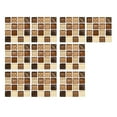 thumbnail image 1 of Wall Sticker for DIY Home 10pc Peel And Stick Ceramic Tile Paste 3D Lattice Tile Design for Easy Self- Wall Art 10PCS, 1 of 8
