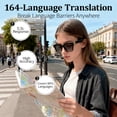 thumbnail image 2 of KWENRUN Al Smart Glasses for Men Women - Bluetooth Translation Glasses with 164 Languages, Color-Change Lens, Al Vioce &Meeting Assistant, 2 of 9