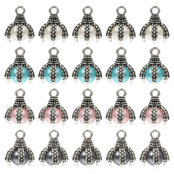 20pcs colgantes de aleación con estilo de 20pcs Colgantes bonitos Colgantes Prácticos suministros de joyería