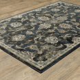 thumbnail image 3 of Oriental Weavers Venice Area Rug - 4333B - 9'10" x 12'10" - in Charcoal/ Blue - Vintage Inspired, Stain Resistant, Family and Pet Friendly , Family, Dining, Living Room Rug, 3 of 8