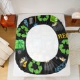 thumbnail image 5 of Castle Fairy Boys Cartoon Car 4 Pieces Queen Sheet Sets,Trash Truck Ultra Soft Flat Sheet,Garbage Truck Queen Fitted Sheet,Super Cozy Room Decor, 5 of 7