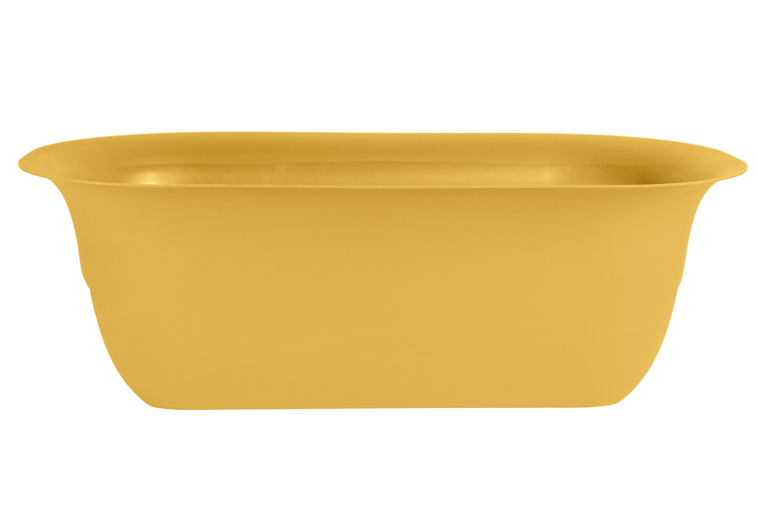 Bloem Modica Deck Rail Planter 26 x 8.75 Plastic Rectangle Earthy