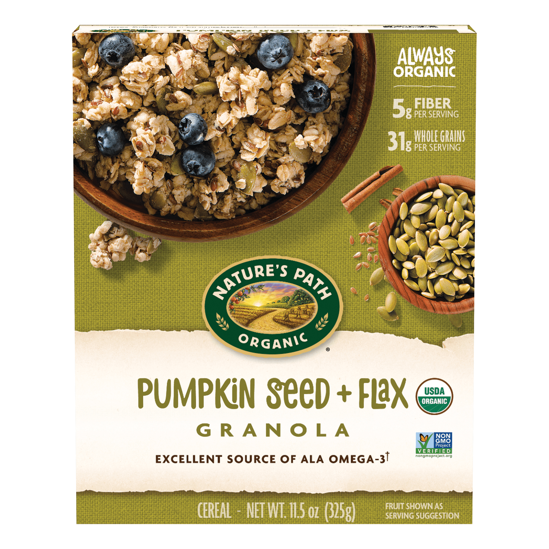 Nature's Path Organic Granola, Pumpkin Seed and Flax, 11.5 oz