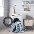 thumbnail image 3 of SAFAVIEH Martha Stewart Cory Floral Machine Washable Area Rug, Blue/Beige, 5' x 8', 3 of 11