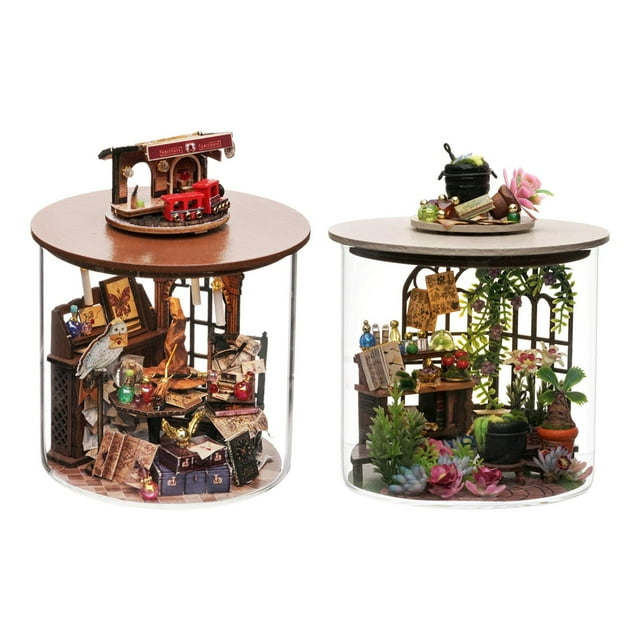 Abbracc DIY Miniature Dollhouse Dream Bottle Building Kit - Create Your Own Magical World C