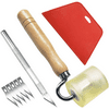 Wallpaper Tool Kit with Felt Squeegee Seam Roller for Wallpaper Contact Paper Adhesive Vinyl