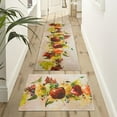 thumbnail image 5 of Fall Fruit Kitchen Rugs Set 2 Piece Vintage Farmhouse Decorative Rug Runner for Kitchen Low-Profile Floor Mats Decorations for Home Kitchen (17"x48"+17"x30"), 5 of 6