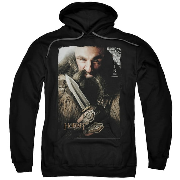 The Hobbit Dwalin Adult Pullover Hoodie Sweatshirt Black
