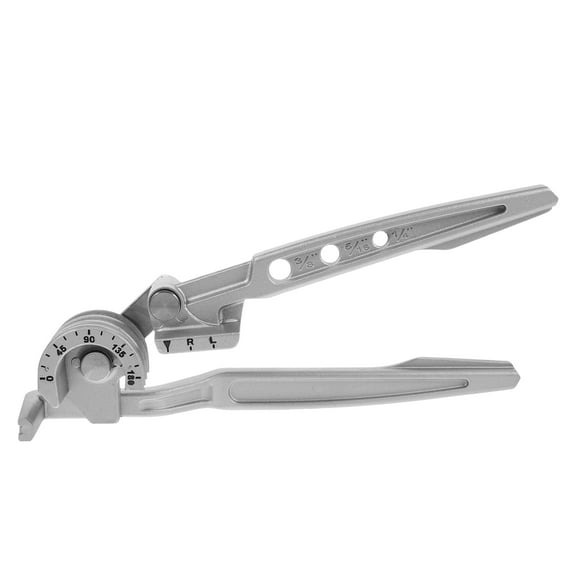 Raindrops Metal Tube Bender Silver Aluminium Alloy Adjustable Angle Bending 1Set