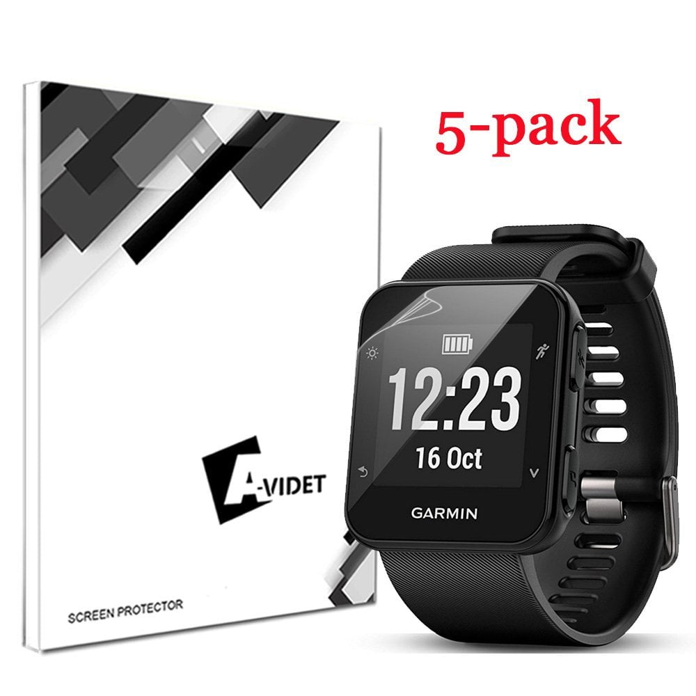 Garmin Forerunner 35 Screen Protector, AVIDET 5_Pack High Response Ultra Clear Screen Protector
