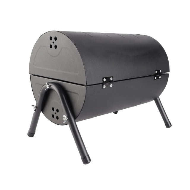 Parrilla De Carbón Para Barbacoa, Parrilla De Carbón De Metal De Doble Cara, Parrilla De Barbacoa Portátil Para Acampar, Patio Trasero, Picnics, Fiestas