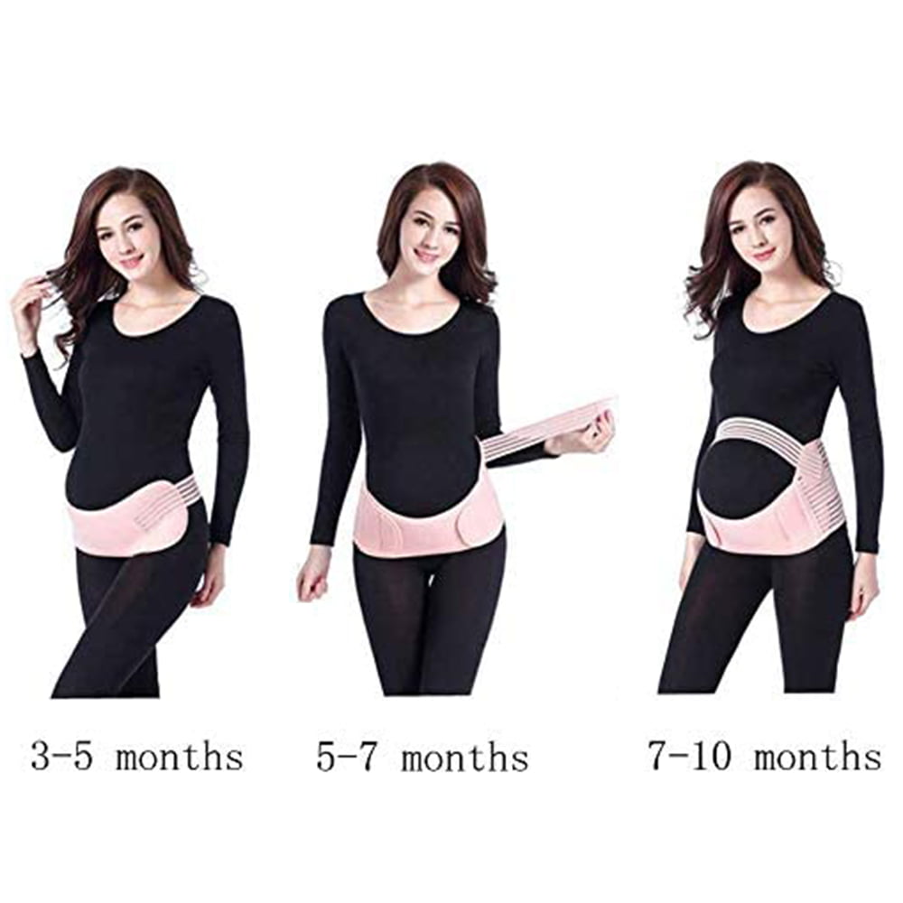 Pregnancy Support Maternity Belt, 3 In 1 Maternity Belly Band For Pregnant  Women, Breathable Adjustable Belly Band For Pregnant Women To Support Pel