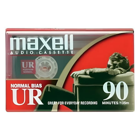 Maxell UR 90 Minute Cassette Audio Tape 15 Pack   Free Shipping