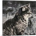 thumbnail image 1 of ARTCANVAS Manx Cat Breed Snow Canvas Art Print - Size: 36" x 36" (1.50" Deep), 1 of 9