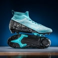 thumbnail image 2 of Utlike Boys Cleats High Top Cleats For Boys Girls Youth Football Athletic Shoes With Firm Ground Studs For Training Sports Mint Green Size 32, 2 of 4