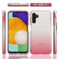 thumbnail image 2 of Mantto Samsung A14 5G Case 5G, Full Body Clear Protection Case - Shock Proof edges Slim Hybrid Back Silicone Rubber TPU Bumper Gradient Phone Case for Samsung Galaxy A14 5G - Red, 2 of 5
