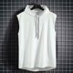 thumbnail image 5 of Verano para hombre músculo con capucha chaleco sin mangas culturismo gimnasio entrenamiento fitness camisa de alta calidad chaleco hip hop sudadera tops para hombres, 5 of 5