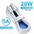 thumbnail image 1 of Cable USB C PD de 20 W original para iPhone 13 Pro Max, cable USB C de carga rápida o cable USB tipo C de datos para iPhone 12 mini 11 Pro Max, 1 of 6