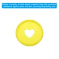thumbnail image 4 of Unique Bargains Plastic Binding Discs, Yellow, 22 Count, 28mm, Heart Binder Rings, 4 of 6