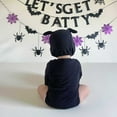 thumbnail image 7 of JAKANYQ Bodysuits My First Halloween Outfit Newborn Baby Boy Girl Clothes Infant Bat Clothes Hoodie Romper Playsuit Bodysuits Simple Stretchy, 7 of 7
