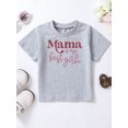 thumbnail image 2 of Bagilaanoe Toddler Baby Girls Boys Summer T-shirt 18M 24M 3T 4T 5T 6T Kids Short Sleeve Crew Neck Letters Print Tops for Casual Daily, 2 of 9
