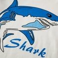 thumbnail image 6 of Cotton Pajamas for 3-12T Boys Cartoons Sleepwear Children Clothes 2 Pieces Tops + Pants Set - C Shark, 6 of 9