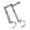thumbnail image 4 of 2pcs Curtain Drapery Rods Bracket Holder Fasteners Fit for 19.05mm Poles, 4 of 7