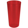 thumbnail image 1 of Winco Ptp-32R Vasos De Guijarros De 32 Onzas, Color Rojo, Paquete De 12, 1 of 1