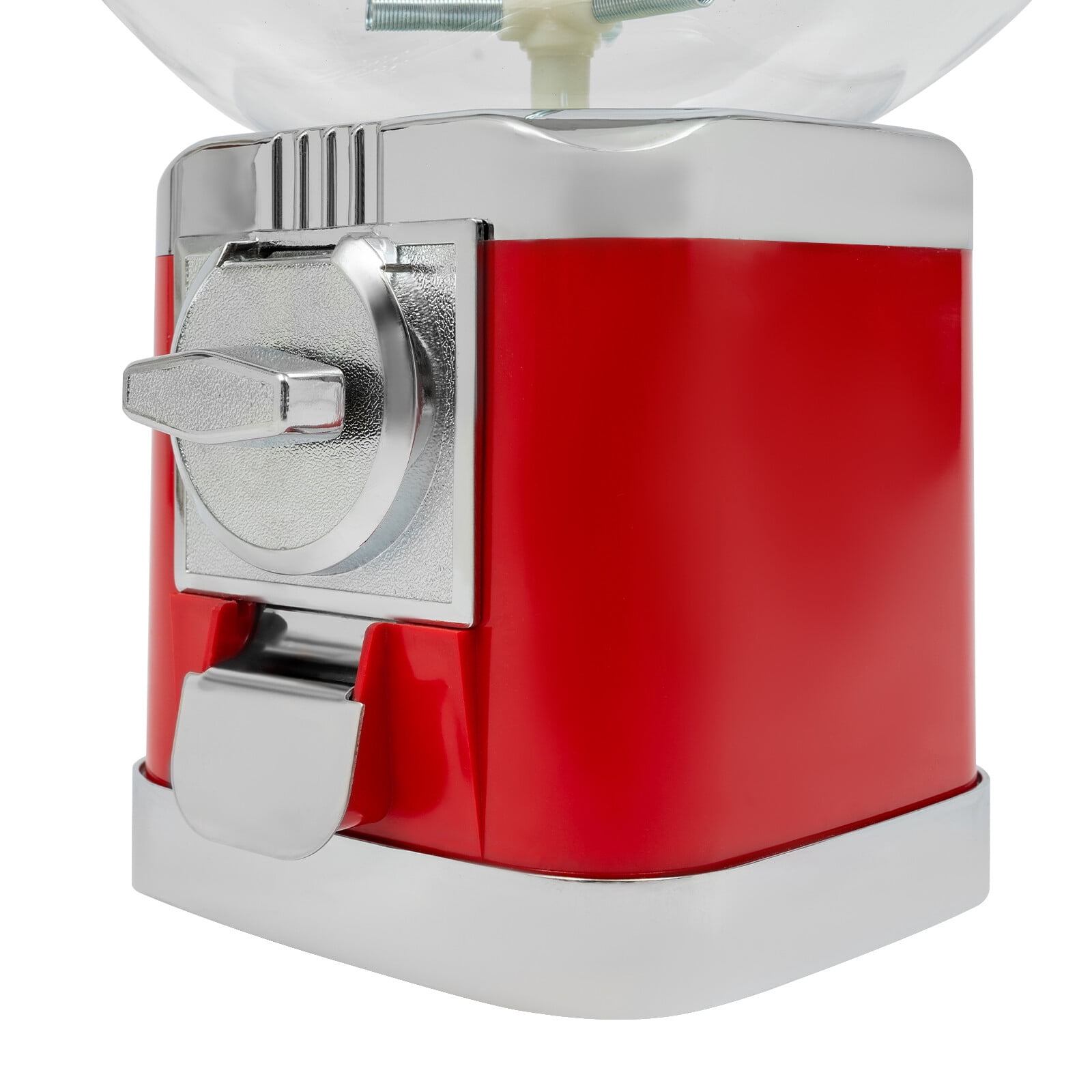 Vending Machine Twister Ball Dispenser Candy Gumball Pinballs Dispenser Coin Operated (Red)
